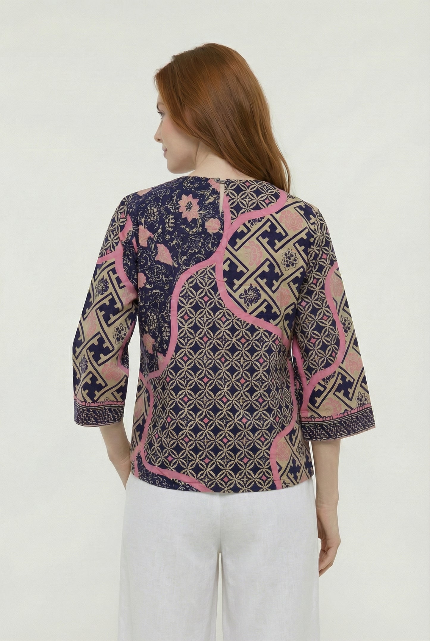 Women's Batik Blouse - Artistic Heritage