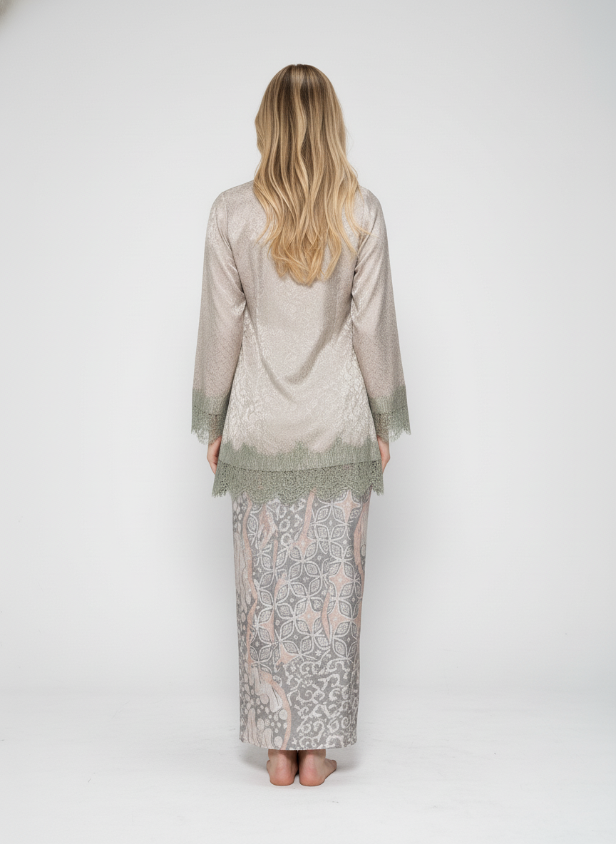 Women's Batik Kebaya Laluna Set Lace - 3