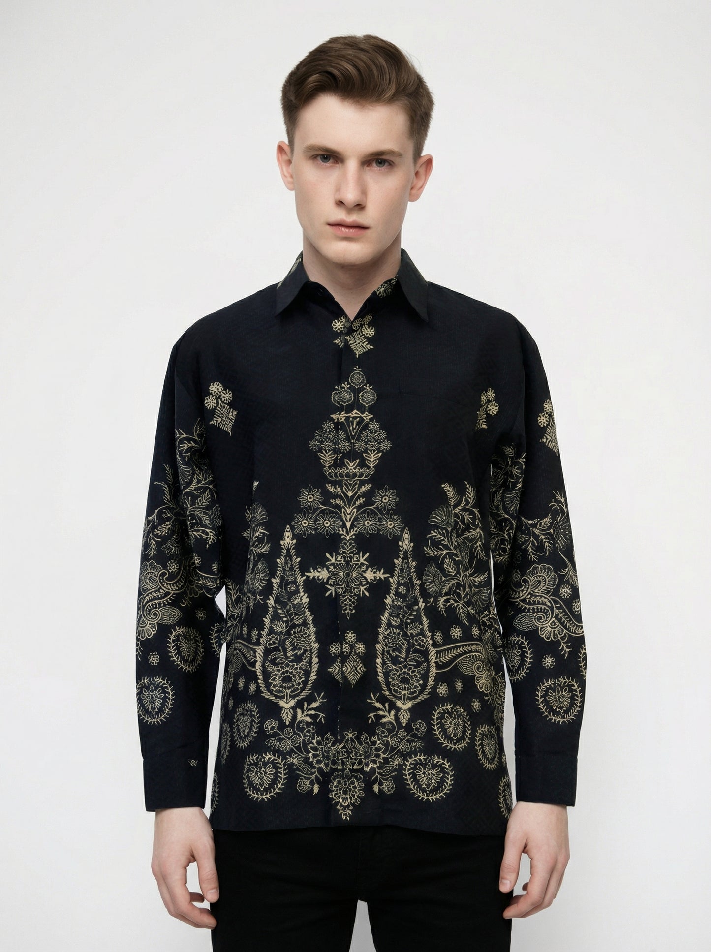 Men's Batik Shirt - Commander | Long Sleeves