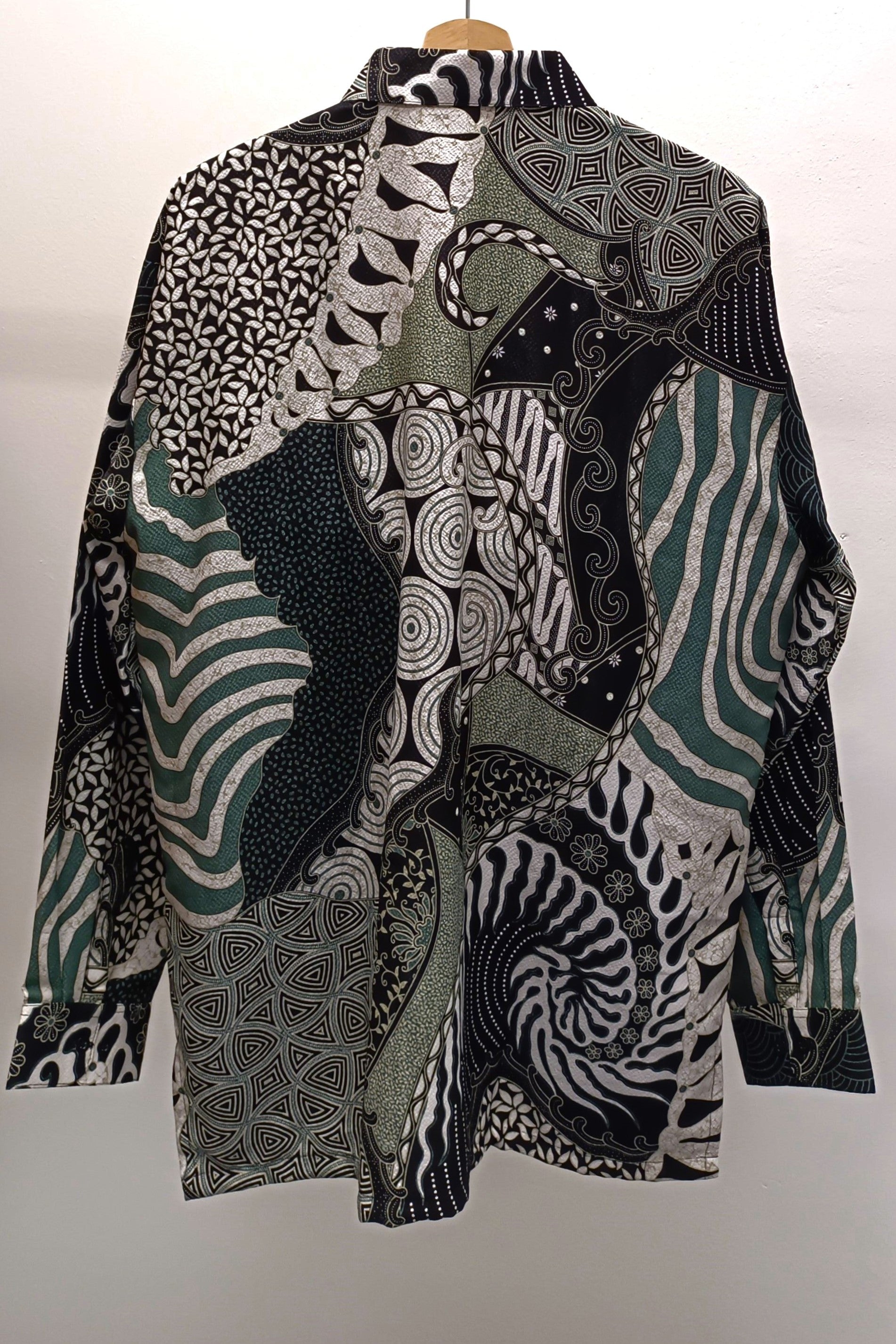 Men's Batik Shirt - Forest Whispers | Long Sleeves 2