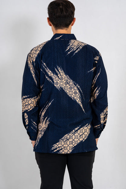 Men's Batik Shirt - Horizon | Long Sleeves 2