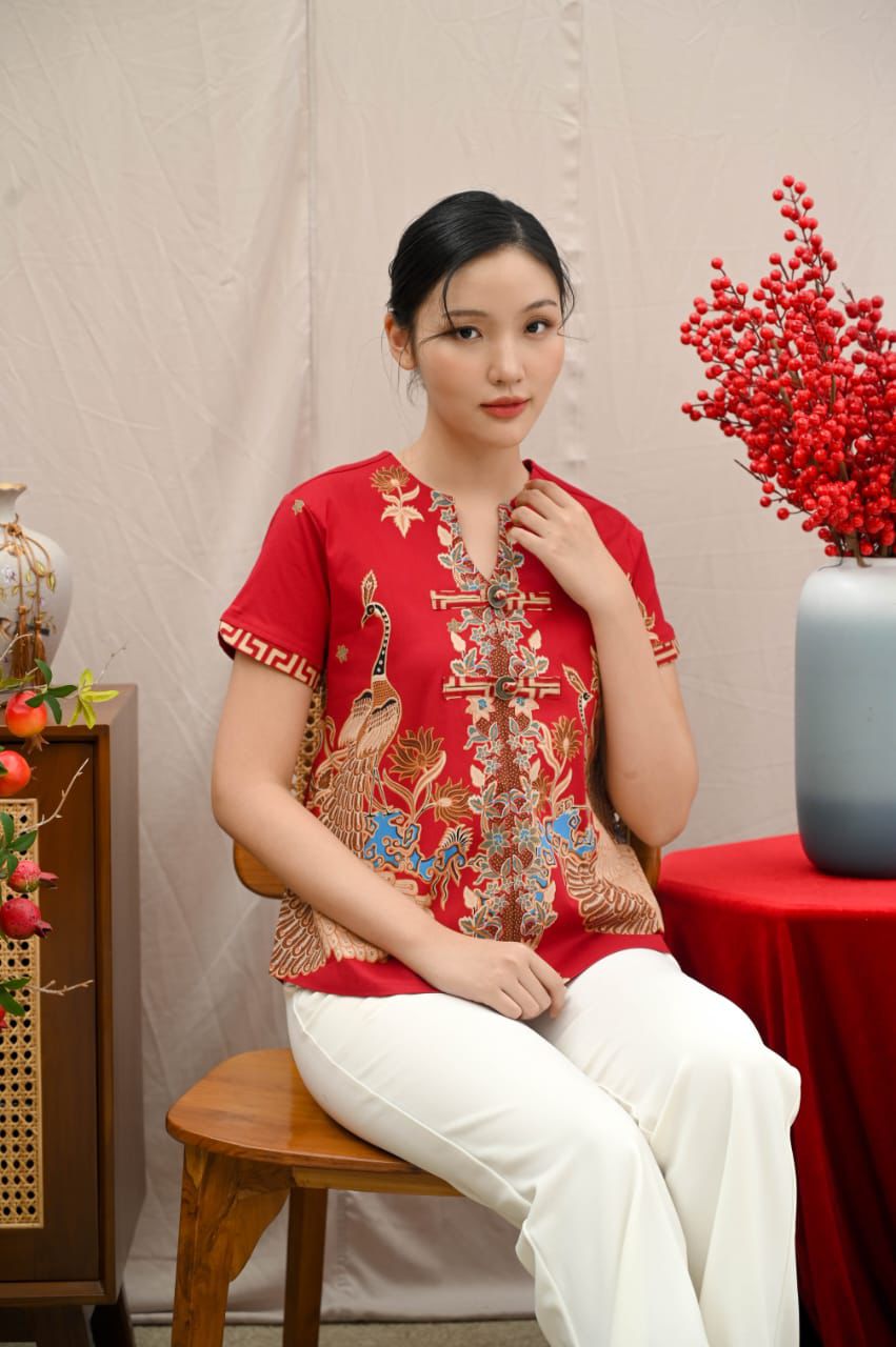 Women's Batik Tang Suit - Phoenix Prosperity