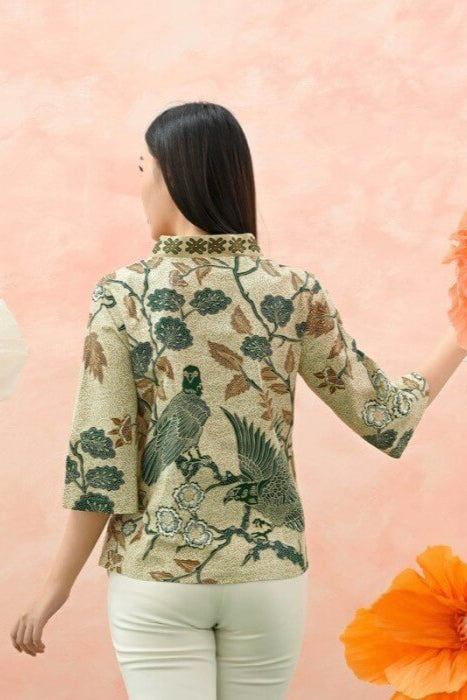 Women's Batik Kimono - Tropical Elegance