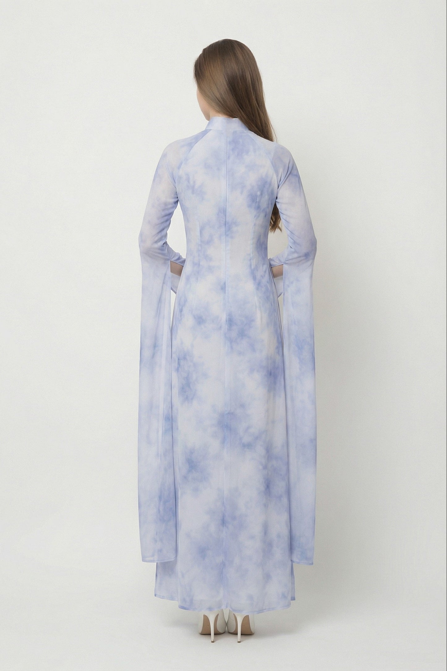 Womens Fusion Batik Dress - Lavender Princess